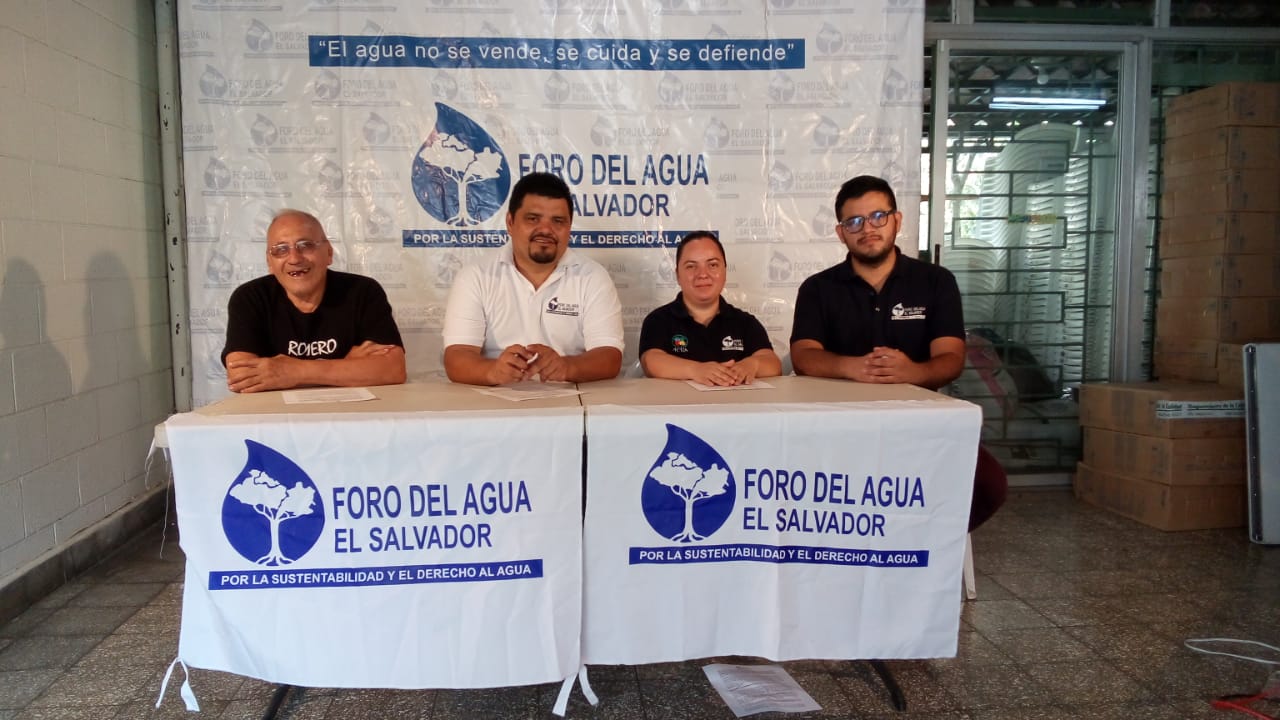 Conferencia de prensa Foro del Agua por caso DELSUR-ANDA