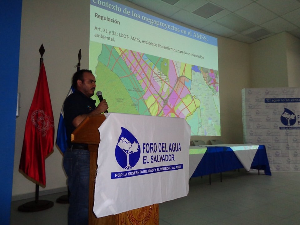 Oscar Ruíz, Acua y Foro del Agua, ponencia