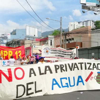 Ley de Aguas buena y Ley de Aguas mala