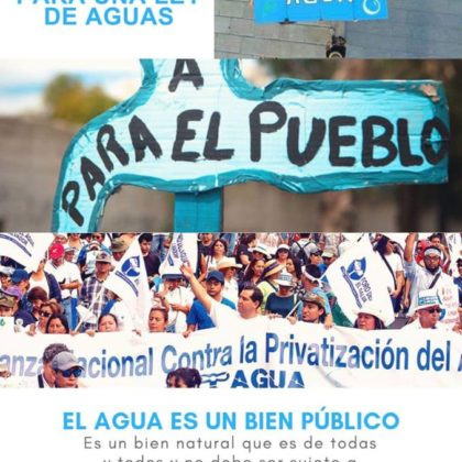 5 puntos no negociables de la Ley de Aguas