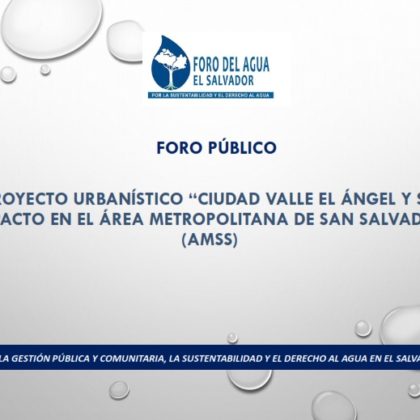 Presentación sobre Impactos a Valle el Ángel