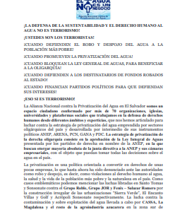 Comunicado Plantón ANEP 5 de septiembre de 2018